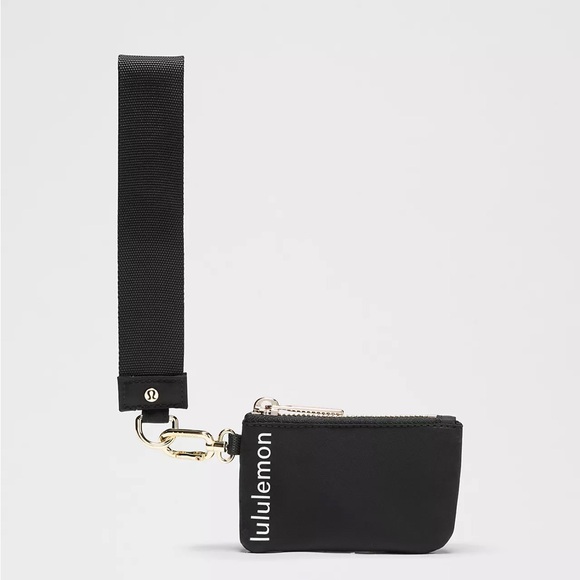 lululemon athletica Dual Pouch Wristlet Black/Gold - Picture 7 of 7